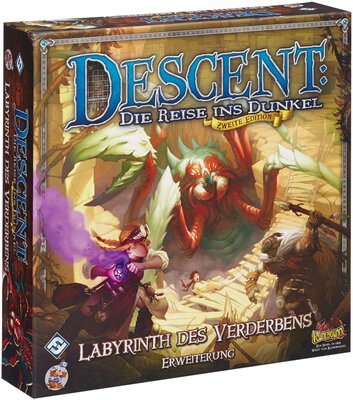 Alle Details zum Brettspiel Descent: Die Reise ins Dunkel – Labyrinth des Verderbens (Erweiterung) und ähnlichen Spielen