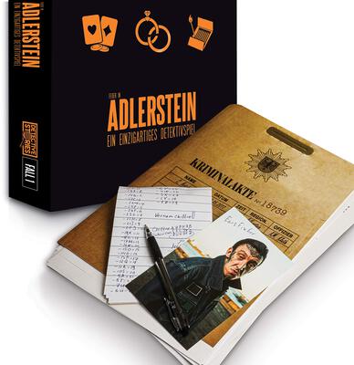 Alle Details zum Brettspiel Detective Stories: Das Feuer in Adlerstein (1. Fall) und ähnlichen Spielen