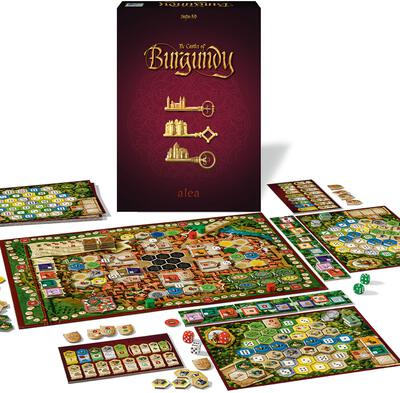 Alle Details zum Brettspiel Die Burgen von Burgund (20jährige Jubiläumsausgabe) und ähnlichen Spielen