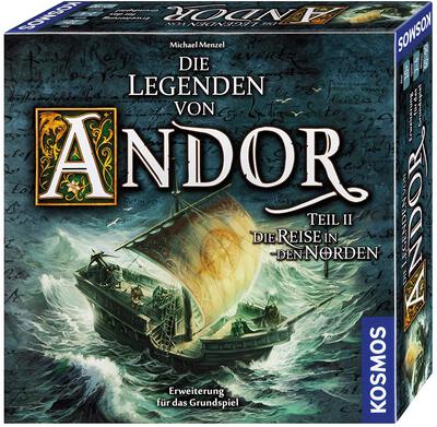 Alle Details zum Brettspiel Die Legenden von Andor: Die Reise in den Norden (3. Erweiterung) und ähnlichen Spielen
