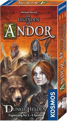 Alle Details zum Brettspiel Die Legenden von Andor: Dunkle Helden (5. Erweiterung) und ähnlichen Spielen