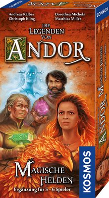 Alle Details zum Brettspiel Die Legenden von Andor: Magische Helden (Erweiterung) und ähnlichen Spielen