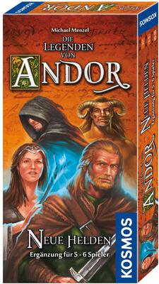 Alle Details zum Brettspiel Die Legenden von Andor: Neue Helden (2. Erweiterung) und ähnlichen Spielen