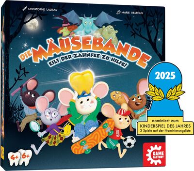 Alle Details zum Brettspiel Die Mäusebande und ähnlichen Spielen