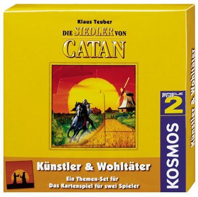 Alle Details zum Brettspiel Die Siedler von Catan: Kartenspiel – Künstler & Wohltäter (7. Erweiterung) und ähnlichen Spielen