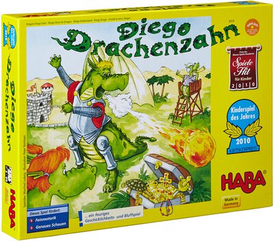 Alle Details zum Brettspiel Diego Drachenzahn (Kinderspiel des Jahres 2010) und ähnlichen Spielen