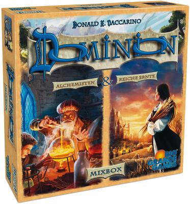 Alle Details zum Brettspiel Dominion: Alchemisten & Reiche Ernte (Erweiterungs-Mixbox) und ähnlichen Spielen