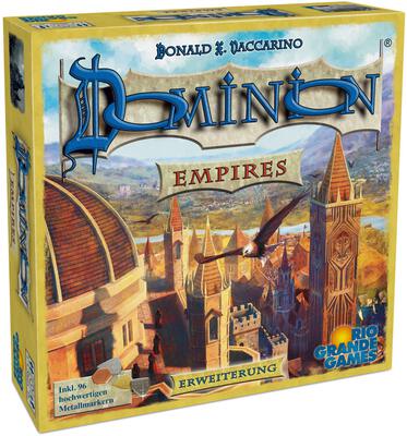 Alle Details zum Brettspiel Dominion: Empires (7. Erweiterung) und ähnlichen Spielen