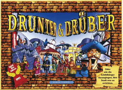Alle Details zum Brettspiel Drunter & DrÃ¼ber (Spiel des Jahres 1991) und Ã¤hnlichen Spielen