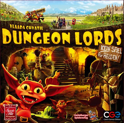 Alle Details zum Brettspiel Dungeon Lords und ähnlichen Spielen