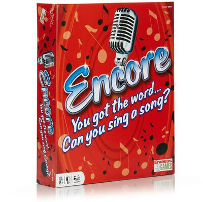 Alle Details zum Brettspiel Encore - You got the word... Can you sing a song? und ähnlichen Spielen
