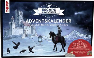 Alle Details zum Brettspiel Escape Adventures Adventskalender 2019:  Die geheimnisvolle Burg und ähnlichen Spielen