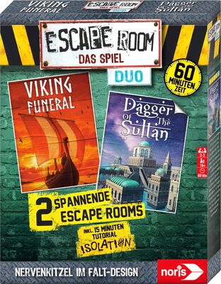 Alle Details zum Brettspiel Escape Room: Das Spiel Duo 3 - Viking Funeral & Dagger of the Sultan und ähnlichen Spielen