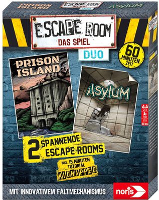 Alle Details zum Brettspiel Escape Room: Das Spiel – Duo: Prison Island & Asylum und ähnlichen Spielen