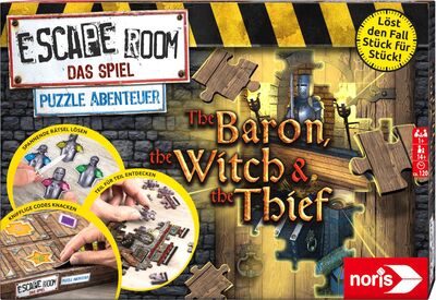 Alle Details zum Brettspiel Escape Room: Das Spiel Puzzle Abenteuer – The Baron, The Witch & The Thief und ähnlichen Spielen
