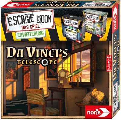 Alle Details zum Brettspiel Escape Room: The Game – Da Vinci's Telescope (Erweiterung) und ähnlichen Spielen