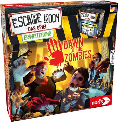 Alle Details zum Brettspiel Escape Room: The Game – Dawn of the Zombies (Erweiterung) und ähnlichen Spielen