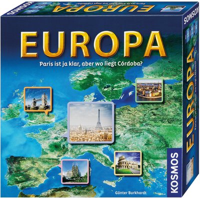 Alle Details zum Brettspiel Europa: Paris ist ja klar, aber wo liegt Córdoba? und ähnlichen Spielen
