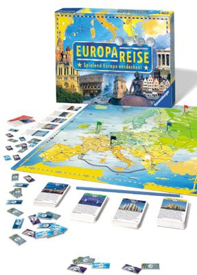 Alle Details zum Brettspiel Europareise und ähnlichen Spielen