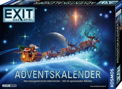 Alle Details zum Brettspiel Exit: Das Spiel – Adventskalender 2024: Das intergalaktische Wettrennen und ähnlichen Spielen