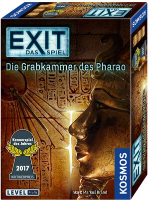 Alle Details zum Brettspiel EXIT: Das Spiel – Die Grabkammer des Pharao (Kennerspiel 2017) und ähnlichen Spielen