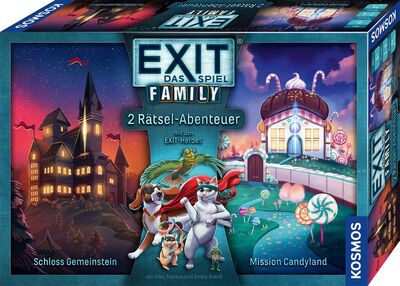 Alle Details zum Brettspiel EXIT: Das Spiel – Family: Schloss Gemeinstein/Mission Candyland und ähnlichen Spielen
