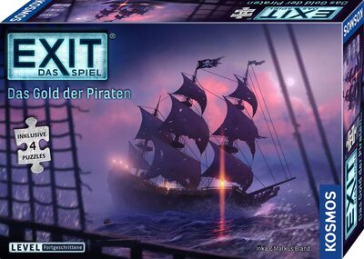 Alle Details zum Brettspiel EXIT: Das Spiel + Puzzle – Das Gold der Piraten und ähnlichen Spielen