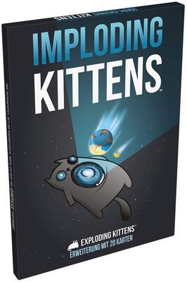 Alle Details zum Brettspiel Exploding Kittens: Imploding Kittens (1. Erweiterung) und ähnlichen Spielen