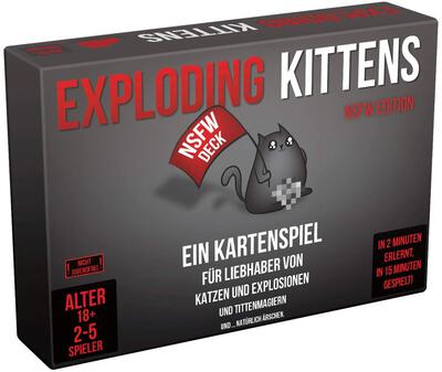 Alle Details zum Brettspiel Exploding Kittens: NSFW Edition und ähnlichen Spielen