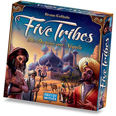 Alle Details zum Brettspiel Five Tribes: Die Dschinn von Naqala und ähnlichen Spielen