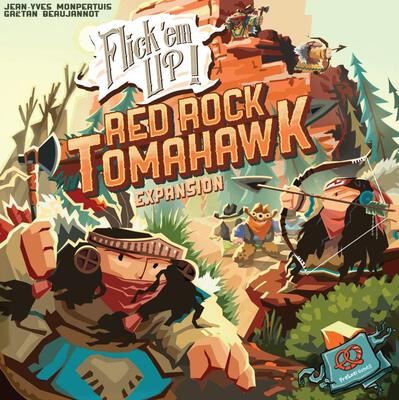 Alle Details zum Brettspiel Flick 'em Up!: Red Rock Tomahawk (Erweiterung) und ähnlichen Spielen