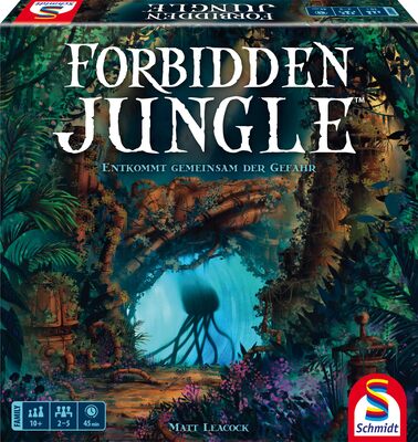 Alle Details zum Brettspiel Forbidden Jungle und ähnlichen Spielen