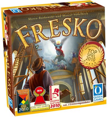 Alle Details zum Brettspiel Fresko (Deutscher Spielepreis 2010 Gewinner) und Ã¤hnlichen Spielen