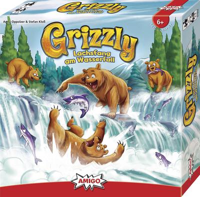 Alle Details zum Brettspiel Grizzly: Lachsfang am Wasserfall und ähnlichen Spielen