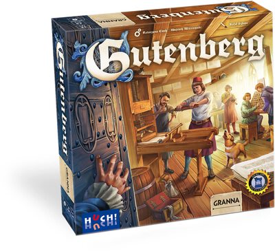 Alle Details zum Brettspiel Gutenberg und ähnlichen Spielen