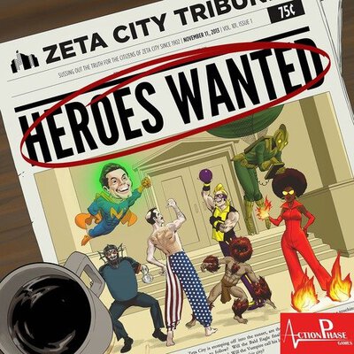 Alle Details zum Brettspiel Heroes Wanted und ähnlichen Spielen
