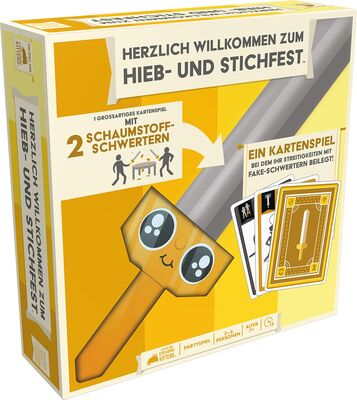 Alle Details zum Brettspiel Herzlich Willkommen zum Hieb- und Stichfest und ähnlichen Spielen