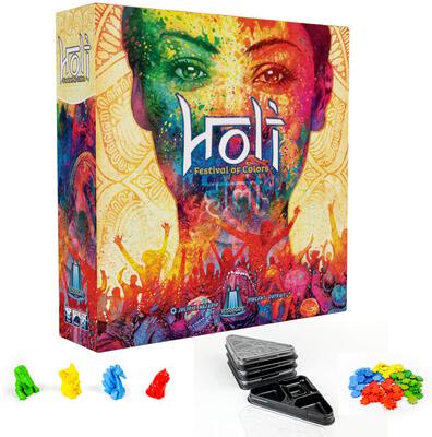 Alle Details zum Brettspiel Holi: Festival of Colors und ähnlichen Spielen