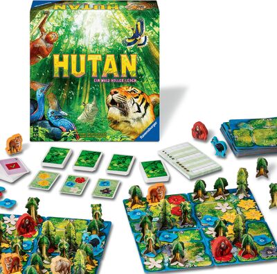 Alle Details zum Brettspiel HUTAN: Ein Wald voller Leben und ähnlichen Spielen