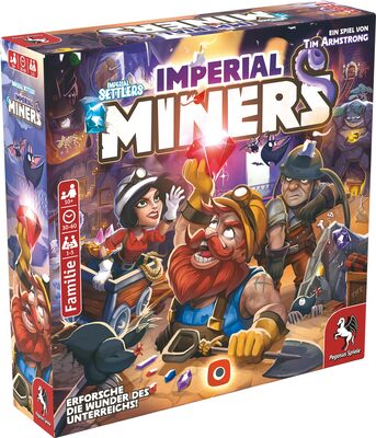 Alle Details zum Brettspiel Imperial Miners und ähnlichen Spielen