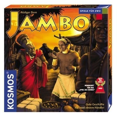 Alle Details zum Brettspiel Jambo (Sieger À la carte 2005 Kartenspiel-Award) und ähnlichen Spielen
