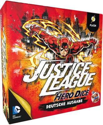 Alle Details zum Brettspiel Justice League: Hero Dice – Flash und ähnlichen Spielen