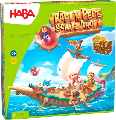 Alle Details zum Brettspiel Käpt'n Pepe: Schatz Ahoi! und ähnlichen Spielen