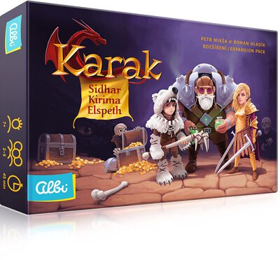 Alle Details zum Brettspiel Karak: Sidhar, Kirima, Elspeth und ähnlichen Spielen