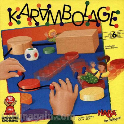 Alle Details zum Brettspiel Karambolage (Kinderspiel des Jahres 1995) und ähnlichen Spielen