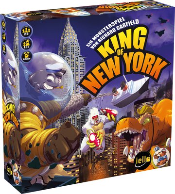 Alle Details zum Brettspiel King of New York und ähnlichen Spielen