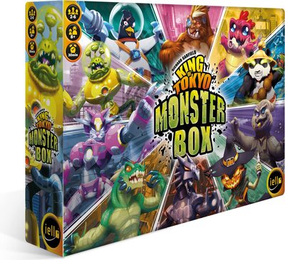 Alle Details zum Brettspiel King of Tokyo: Monster Box und ähnlichen Spielen