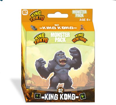Alle Details zum Brettspiel King of Tokyo/New York: Monster Pack – King Kong (Erweiterung) und ähnlichen Spielen