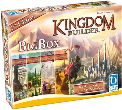 Alle Details zum Brettspiel Kingdom Builder: Big Box (Second Edition, 2017) und ähnlichen Spielen
