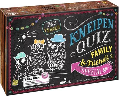 Alle Details zum Brettspiel Kneipenquiz: Family & Friends Spezial und ähnlichen Spielen